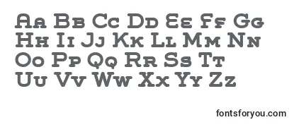 Review of the GroverSlabCapsBold Font