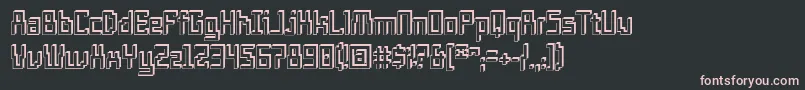 TemploSombra Font – Pink Fonts on Black Background