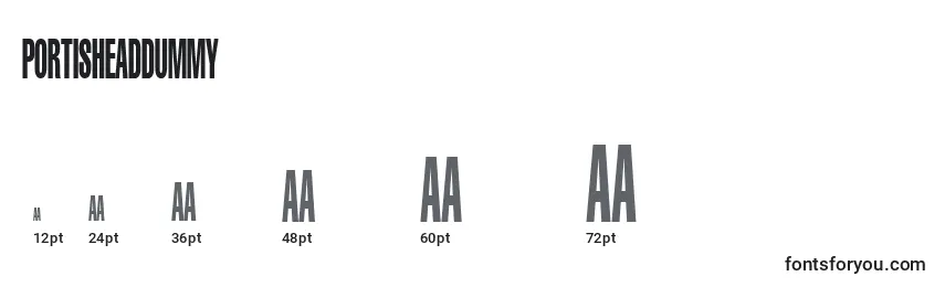 PortisheadDummy Font Sizes