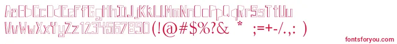 JevivaLoca Font – Red Fonts on White Background