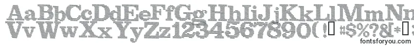 Шрифт Blue Lines – шрифты для логотипов
