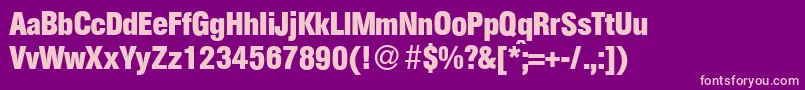 Saiba mais sobre a fonte AtkinscdBold Fonte AtkinscdBold – fontes rosa em um fundo violeta