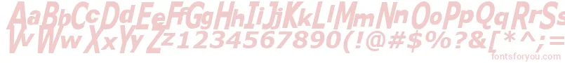 Kitty ffy Font – Pink Fonts on White Background