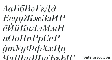 Bodoni I font – russian Fonts