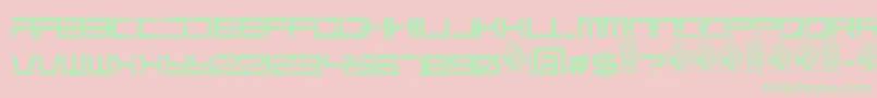 CodepredatorsRegular Font – Green Fonts on Pink Background