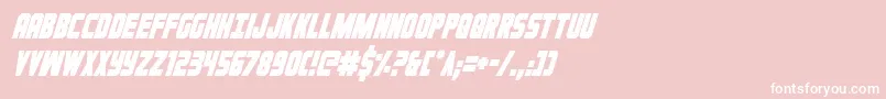 Ironforgecondital Font – White Fonts on Pink Background