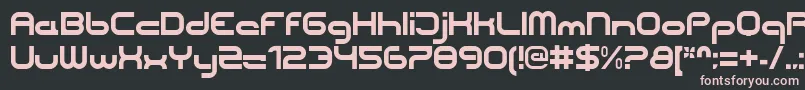 CentreforwardBold Font – Pink Fonts on Black Background