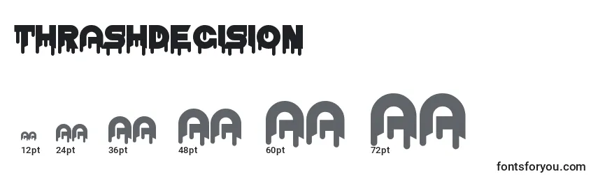 ThrashDecision Font Sizes