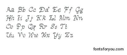 Happymonksmedievallookingscript Font