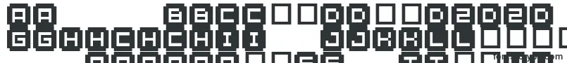 BmStampA9-Schriftart – slowakische Schriften