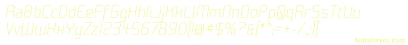 Moon00i-Schriftart – Gelbe Schriften