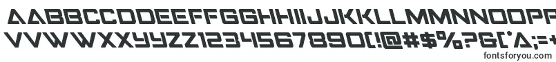 Шрифт Strikefighterleft – тяжелые шрифты
