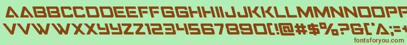 More about Strikefighterleft Font Strikefighterleft Font – Brown Fonts on Green Background