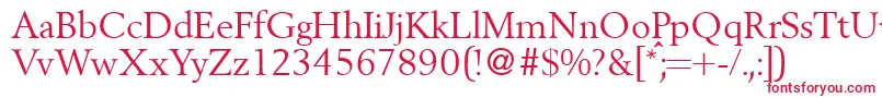 BergoniadbNormal Font – Red Fonts