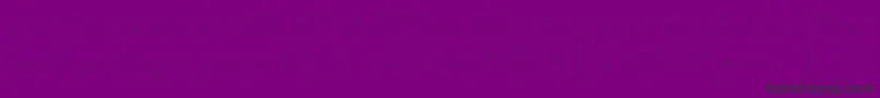 Internerd-fontti – mustat fontit violetilla taustalla