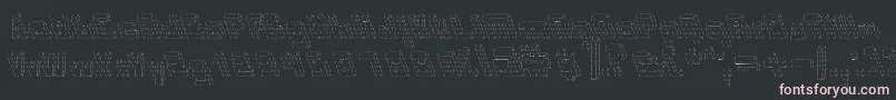 Шрифт Internerd – розовые шрифты на чёрном фоне