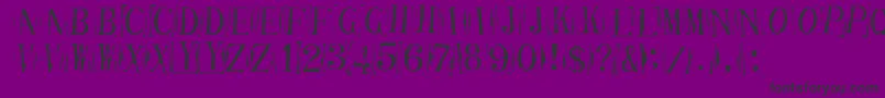 TicketCapitalsimpressed Font – Black Fonts on Purple Background