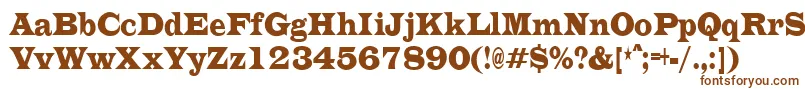 EvitaultracondensedRegular Font – Brown Fonts