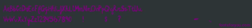 Dragonnight Font – Purple Fonts on Black Background