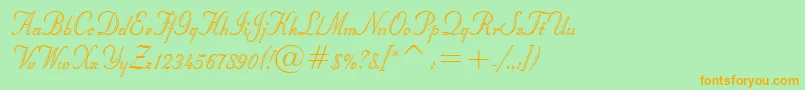 More about StuyvesantBt Font StuyvesantBt Font – Orange Fonts on Green Background