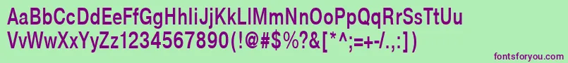 NtharmonicaBold75b Font – Purple Fonts on Green Background
