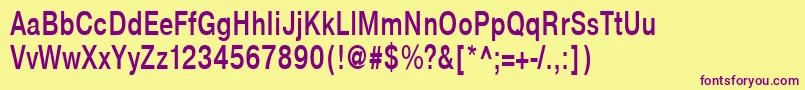 fuente NtharmonicaBold75b – Fuentes Moradas Sobre Fondo Amarillo