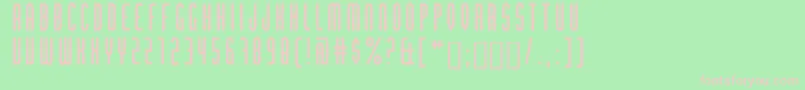 ChingoloPro Font – Pink Fonts on Green Background