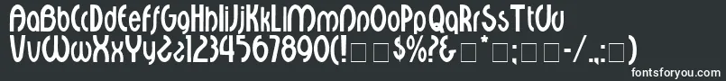 Шрифт CourantDisplaySsi – белые шрифты