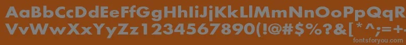 BelmarextBold Font – Gray Fonts on Brown Background
