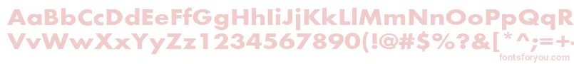 BelmarextBold-Schriftart – Rosa Schriften