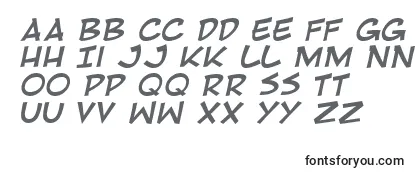 Schriftart RivenshieldItalic