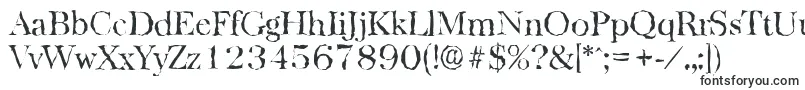 BaskervillerandomLightRegular-Schriftart – Katalog