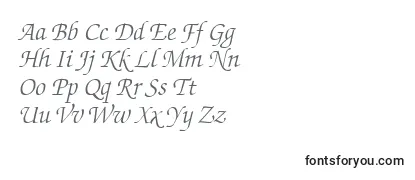 ChanceryScriptLightSsiLightItalic Font