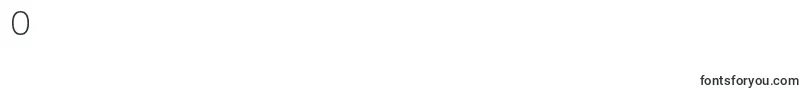EncodesansExtralight Font – Fonts for Digit 0