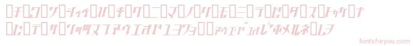 フォントGolgothaObliqueJ. – ピンクのフォント