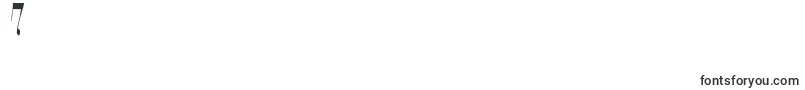 フォントDreamscarc – フォント数字7