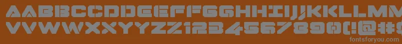 Шрифт Dominojackexpand – серые шрифты на коричневом фоне