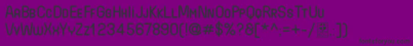 WidaRoundSmallcapsDemo Font – Black Fonts on Purple Background