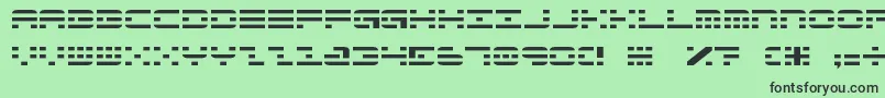 フォントAldo6 – 緑の背景に黒い文字