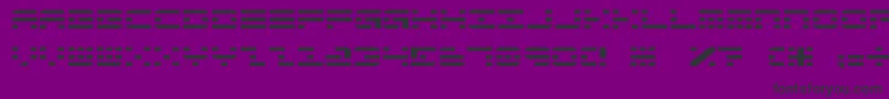 フォントAldo6 – 紫の背景に黒い文字