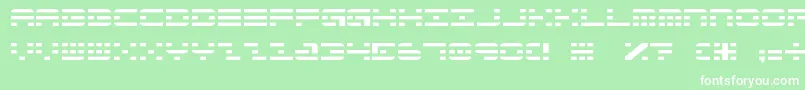 Aldo6 Font – White Fonts on Green Background
