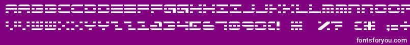 フォントAldo6 – 紫の背景に白い文字