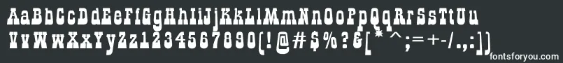 AGildialnbk Font – White Fonts on Black Background