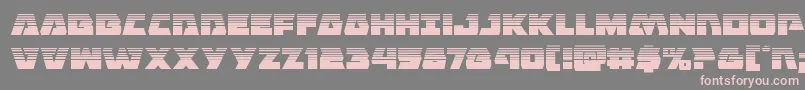 Eaglestrikehalf Font – Pink Fonts on Gray Background