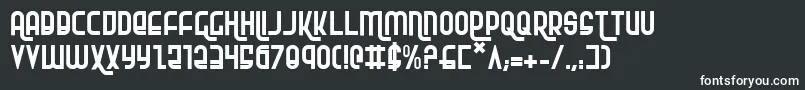 Rokikier Font – White Fonts on Black Background