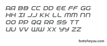 Fedservicelightital Font