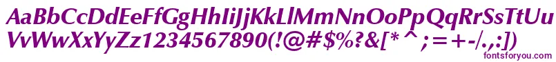 ZapfHumanist601UltraItalicBt Font – Purple Fonts