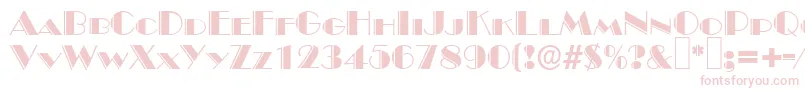 フォントB822DecoRegular – ピンクのフォント