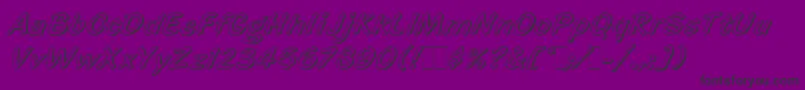 fuente HighlightLetPlain.1.0 – Fuentes Negras Sobre Fondo Morado