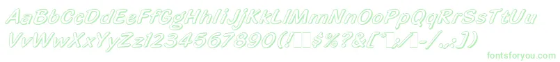 HighlightLetPlain.1.0 Font – Green Fonts